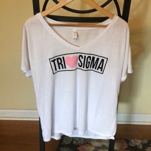 Heart Tri Sigma Medium TShirt